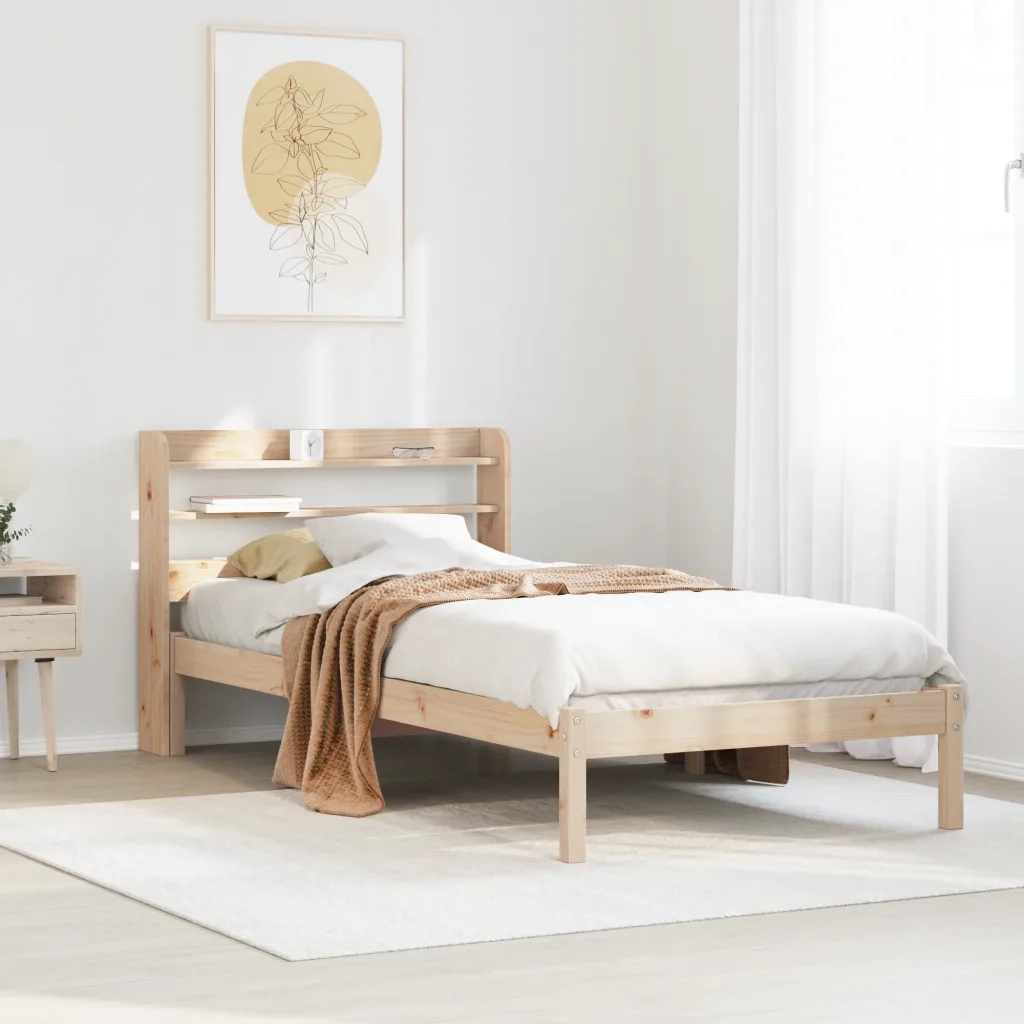 vidaXL Letto senza Materasso 90x200 cm in Legno Massello di Pino