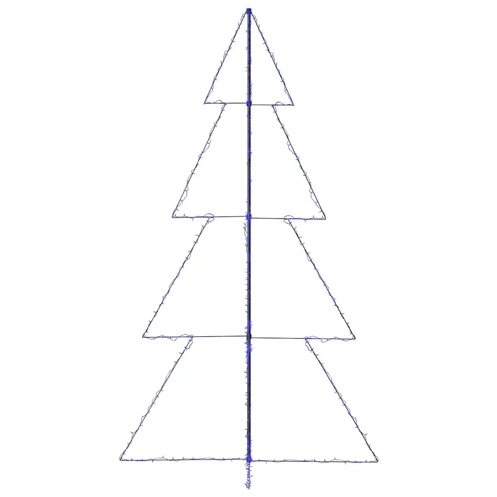 Albero di Natale a Cono 360 LED per Interni Esterni 143x250 cm cod mxl 25851