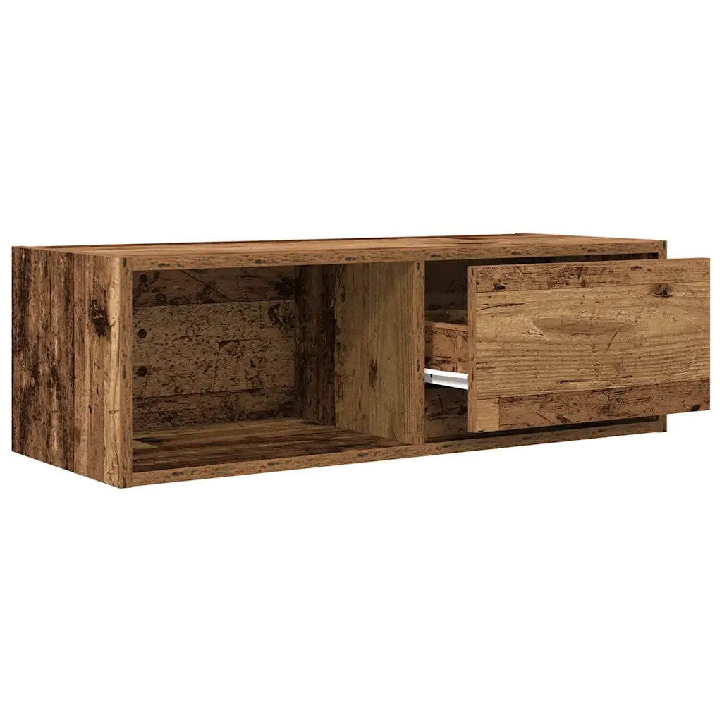 Mobili Porta TV 2 pz Legno Antico 80x31x25,5 cm in Truciolato