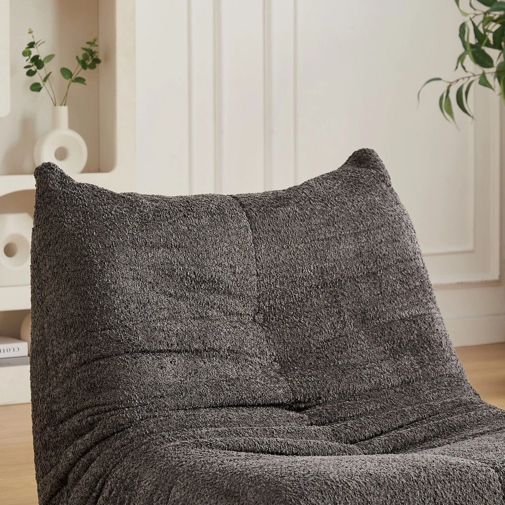 Divano Imbottito Armless ¨C Minimal ¨C Tessuto chenille, ideale per soggiorno camera ufficio