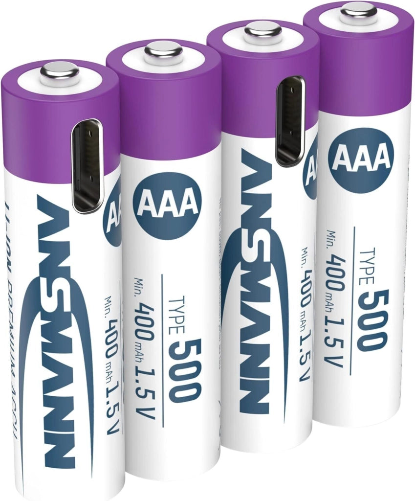 Ansmann 1311-0028 batteria per uso domestico Batteria ricaricabile Mini Stilo AAA Ioni di Litio