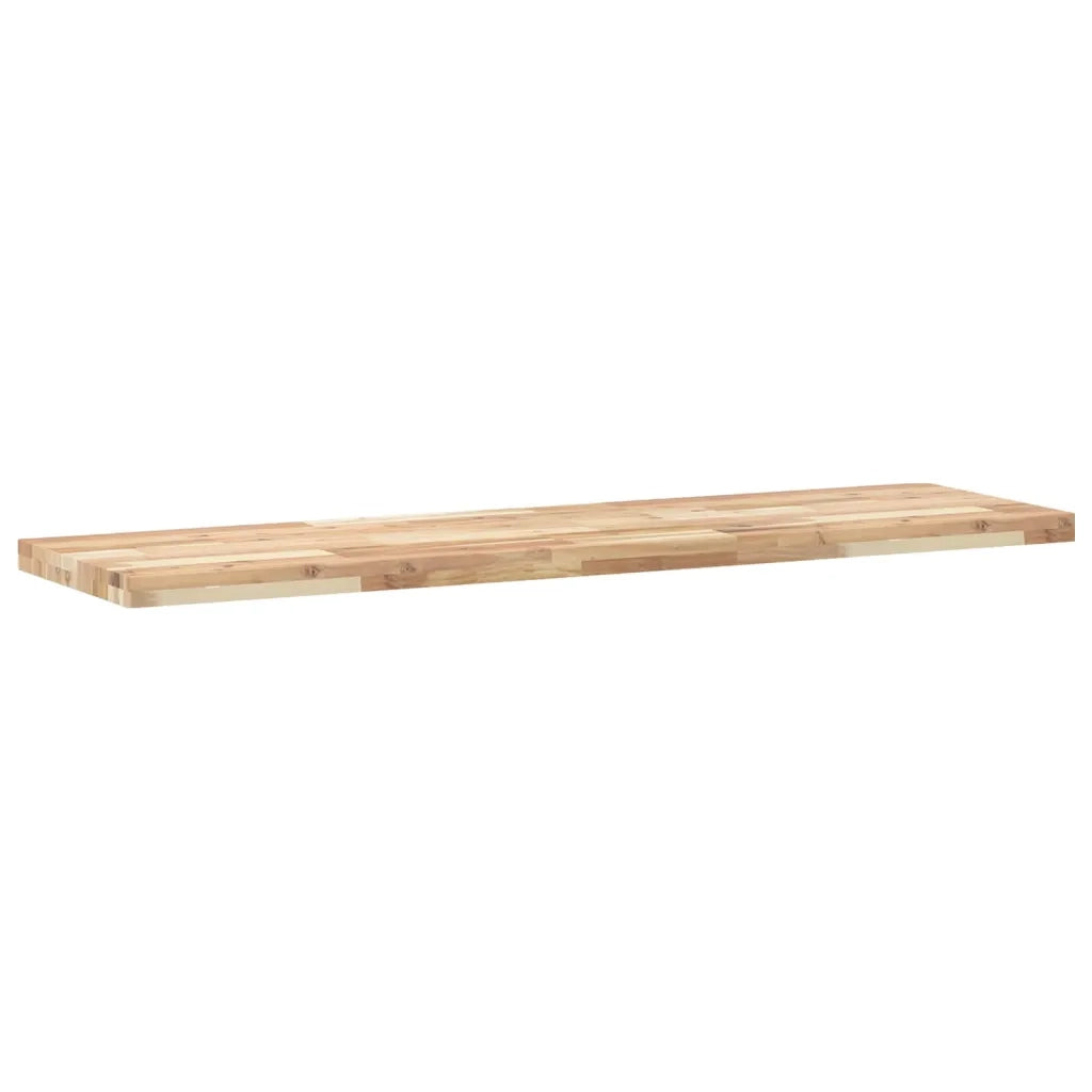 vidaXL Mensole da Parete 4 pz 140x40x4 cm Legno Acacia Non Trattato