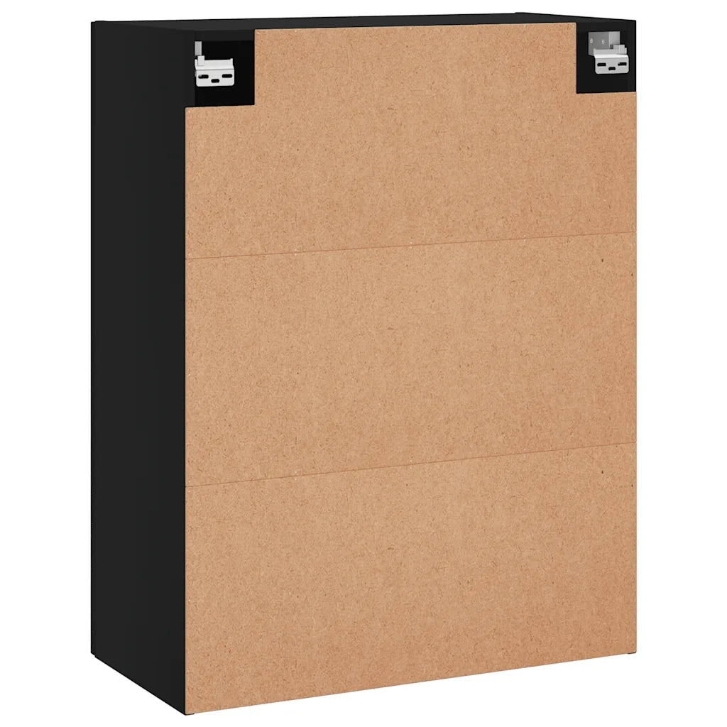 Armadietto a Muro | Mobili a Parete 2 pz Neri 69,5x34x90 cm