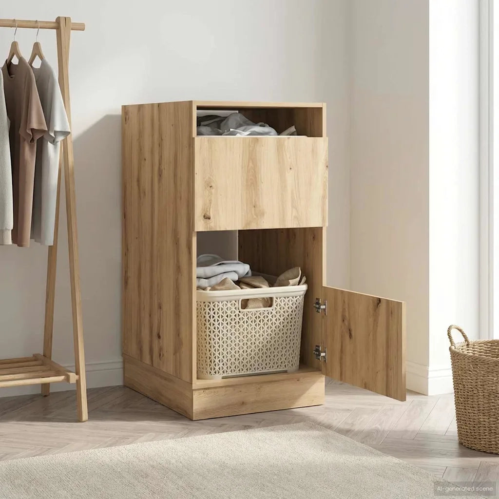 Mobile da lavanderia Rovere artigianale 50 x 68 x 102 cm 3422807