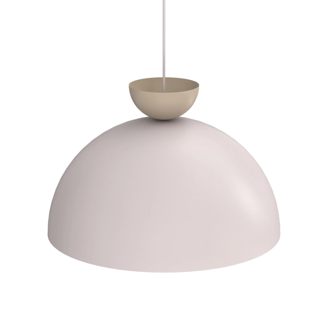 Lampada a sospensione Nevis 50 cm 1xE27 beige Luminex