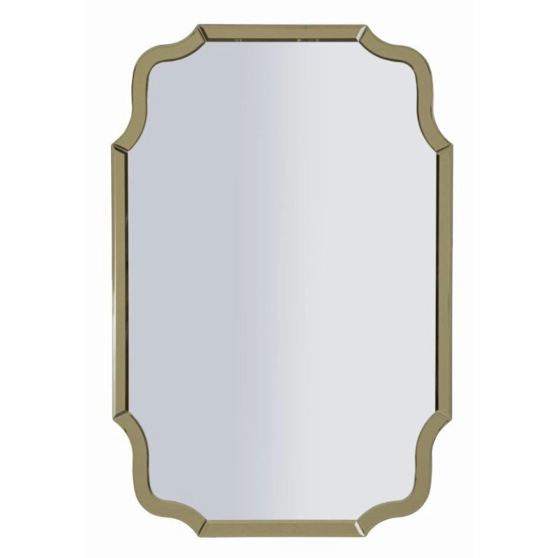 Specchio Da Muro Istanbul Oro cm 60x1x90 (misura Specchio cm 54x84,5)