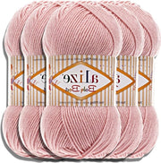 Set di Batik per Bambini - 5 x 100 g Lana Finita per Amigurumi - Polvere 161