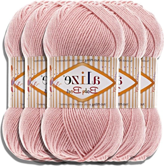 Set di Batik per Bambini - 5 x 100 g Lana Finita per Amigurumi - Polvere 161