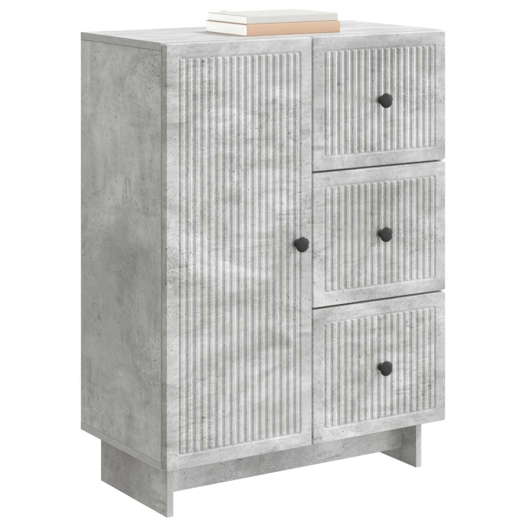 Credenza Grigio Cemento 66 x 34,5 x 90 cm Legno ingegnerizzato 893938