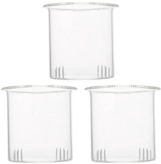 Sovrappensiero - Theezeef 3x - Sottopiano per Tè - Adatto per 1000 ml - Sottopiano per Tè in Libera Scelta - Filtro per Tè Attrezzatura - Dimensioni 7,5 x 7,5 x 7 cm