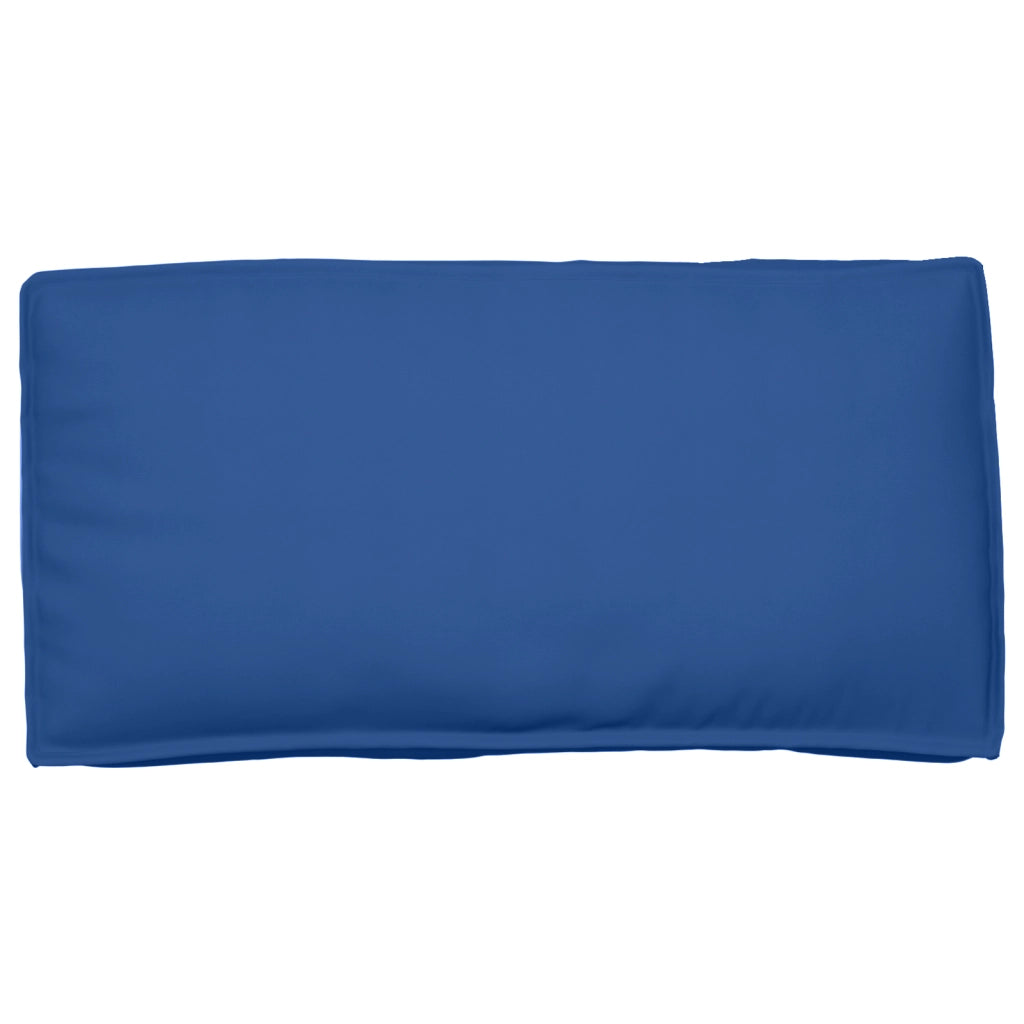 Cuscino per Palette/Schienale Blu Reale 120x60x12 cm Tessuto Oxford