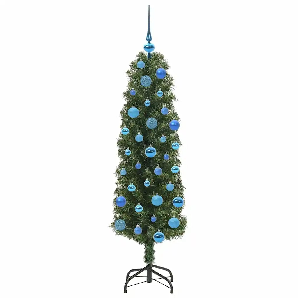 Albero di Natale artificiale con 150 LED Verde 150 cm 3394937