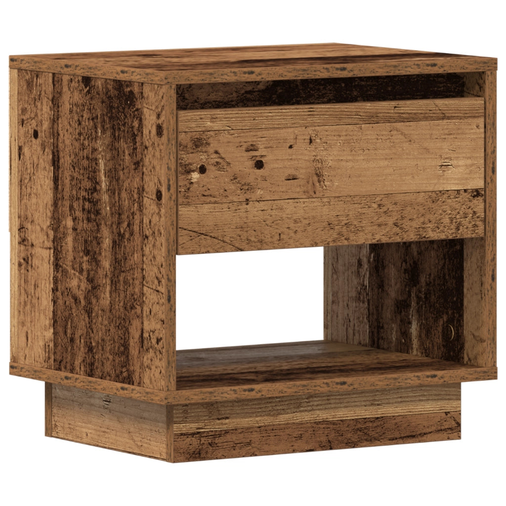 Comodino  in legno antico 45x34x44 cm in legno ingegnerizzato