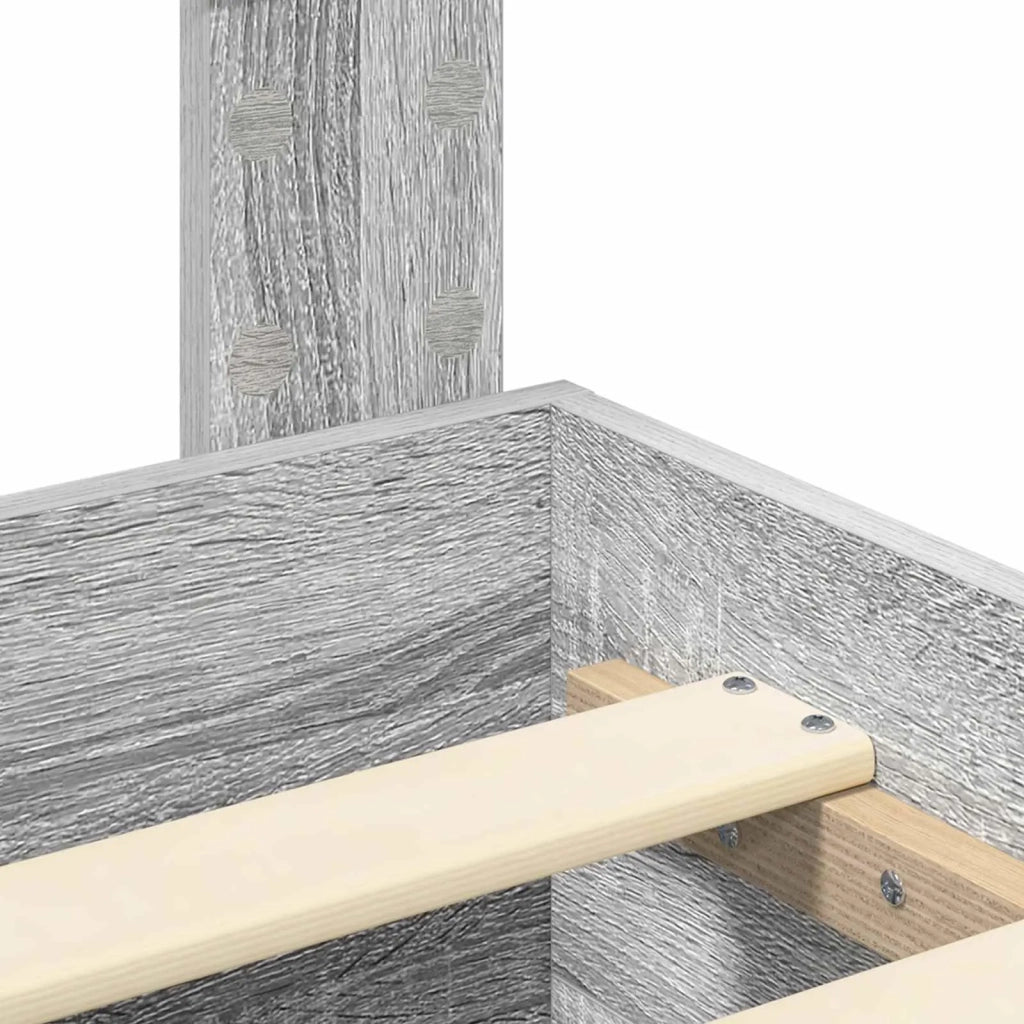 Struttura del letto con cassetto con testiera Legno multistrato 3410323