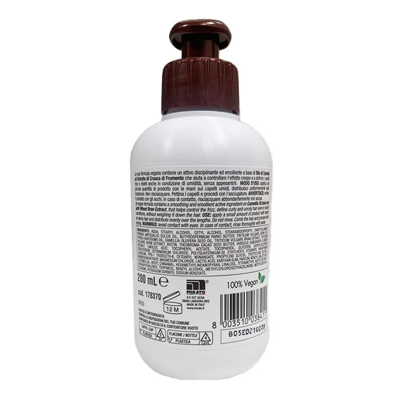 SLEND'OR CREMA DISCIPLINANTE PER CAPELLI RICCI CON LATTE DI MANDORLA E KARITÈ INGREDIENTI 95% DI ORIGINE NATURALE 200 ML