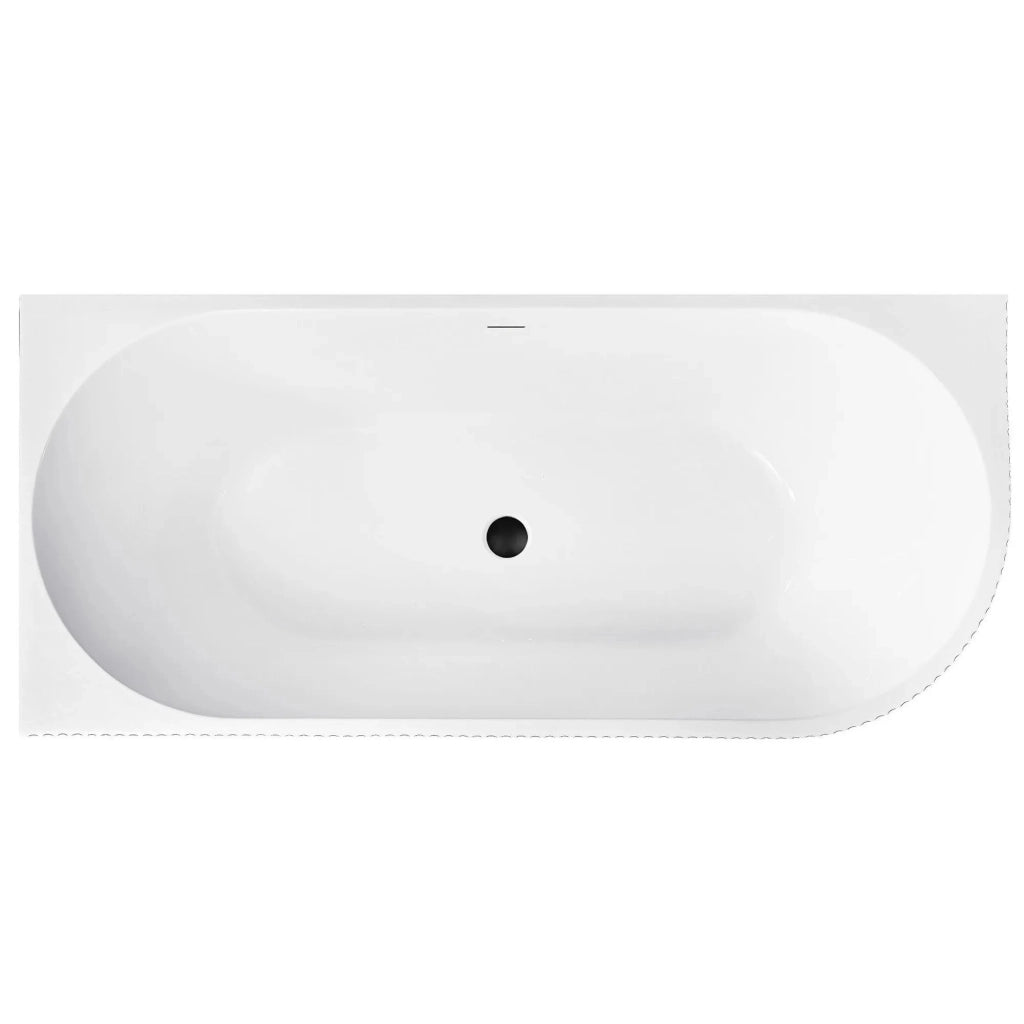 Vasca Bagno Wenus Sinistra 170cm Copritappo rame spazzolato