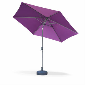 Ombrellone palo centrale  rotondo 300cm  in legno, viola