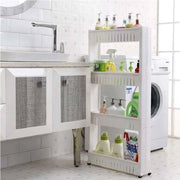 Carrellino Cucina Bagno Slim Salvaspazio 54.5x12.5 H 102.5cm Carrellino Porta Tutto