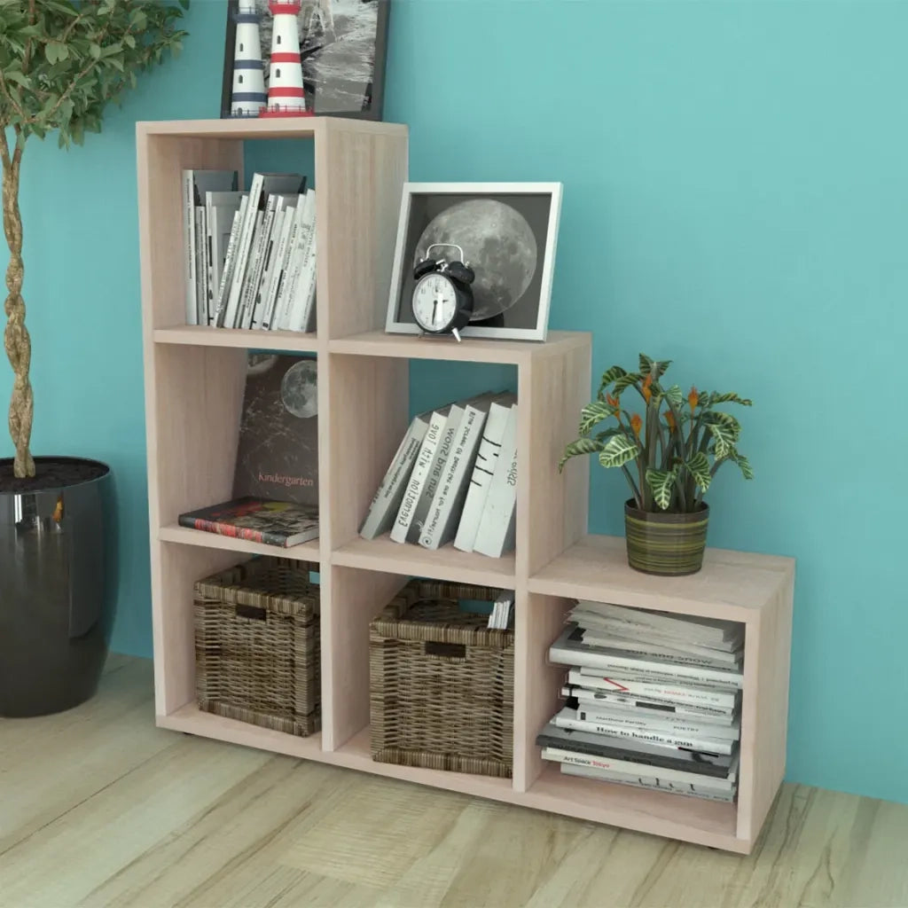 Libreria Scalare / Scaffale Espositore 107 cm Rovere cod mxl 7974