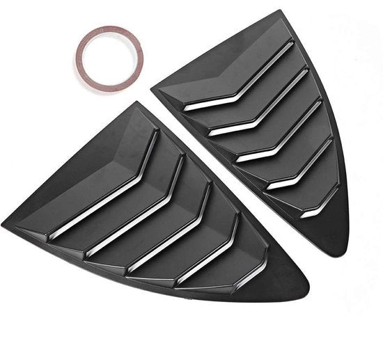Lamelle per portiere posteriori - 2 pezzi - ABS - Adatto per GT86 2013-2019 - Nero lucido - Robusti - Installazione semplice - Lamelle per portiere