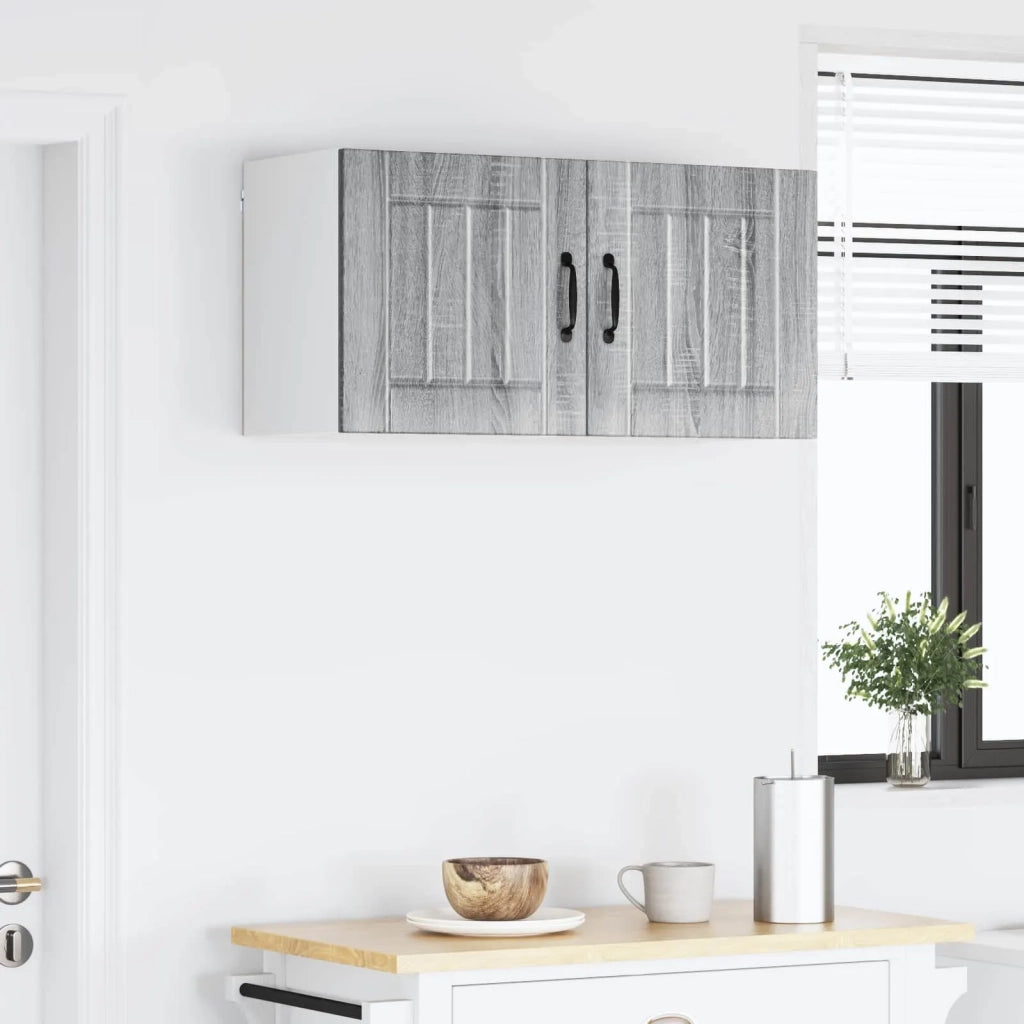Pensile da cucina | Armadietto a muro LUCCA 2 pz Grigio Sonoma 40 x 31 x 40 cm