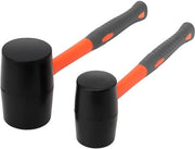 Impugnatura in gomma - Set - 450 g/900 g - Impugnatura morbida - Antiscivolo - Fibra di vetro in vetroresina shockassorbente - Dimensioni compatte - Impugnatura per martello