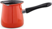 Caffettiera Turca 1.2 L - Colore Scuro - Acciaio Inox - Ideale per la Tradizionale Preparazione del Caffè Turco