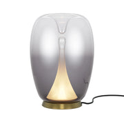 Maytoni Lampada da tavolo moderna Splash 1 luce LED integrato oro alluminio vetro