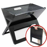 Trade Shop - Barbecue A Carbone Carbonella Bbq Grill In Metallo Pieghevole Portatile Picnic -