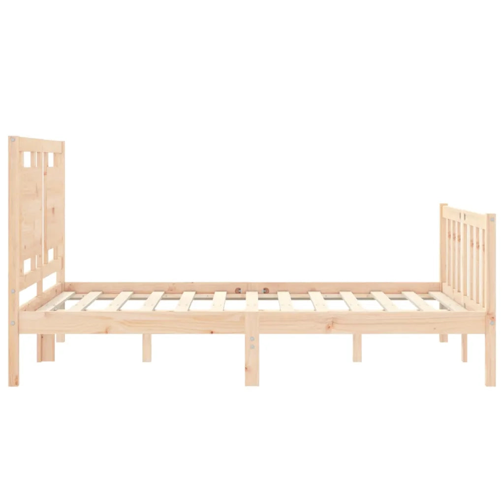 Giroletto senza Materasso-Struttura Letto 120x200 cm in Legno Massello di Pino 437237