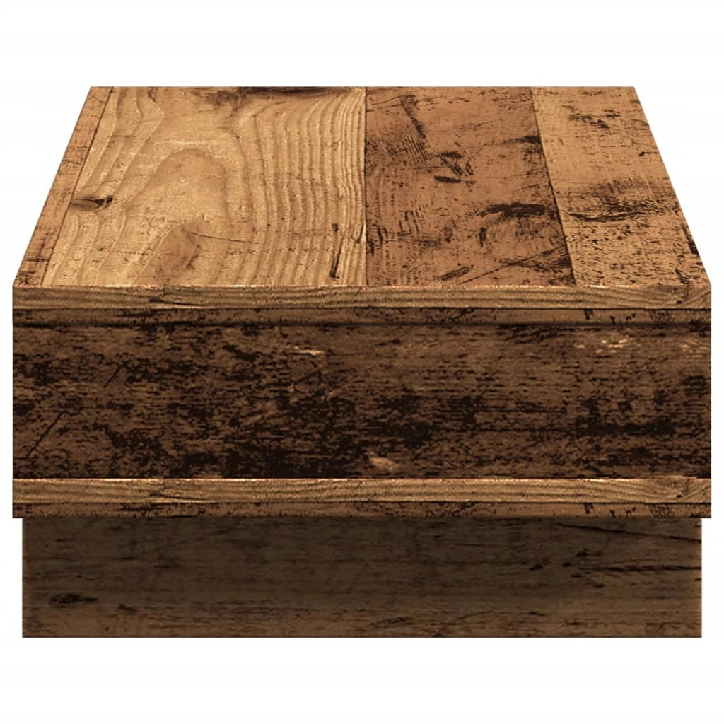 Supporto per monitor tavolo mobile ufficio legno vecchio 50 x 27 x 15 cm legno ingegnerizzato marrone 02_0045010