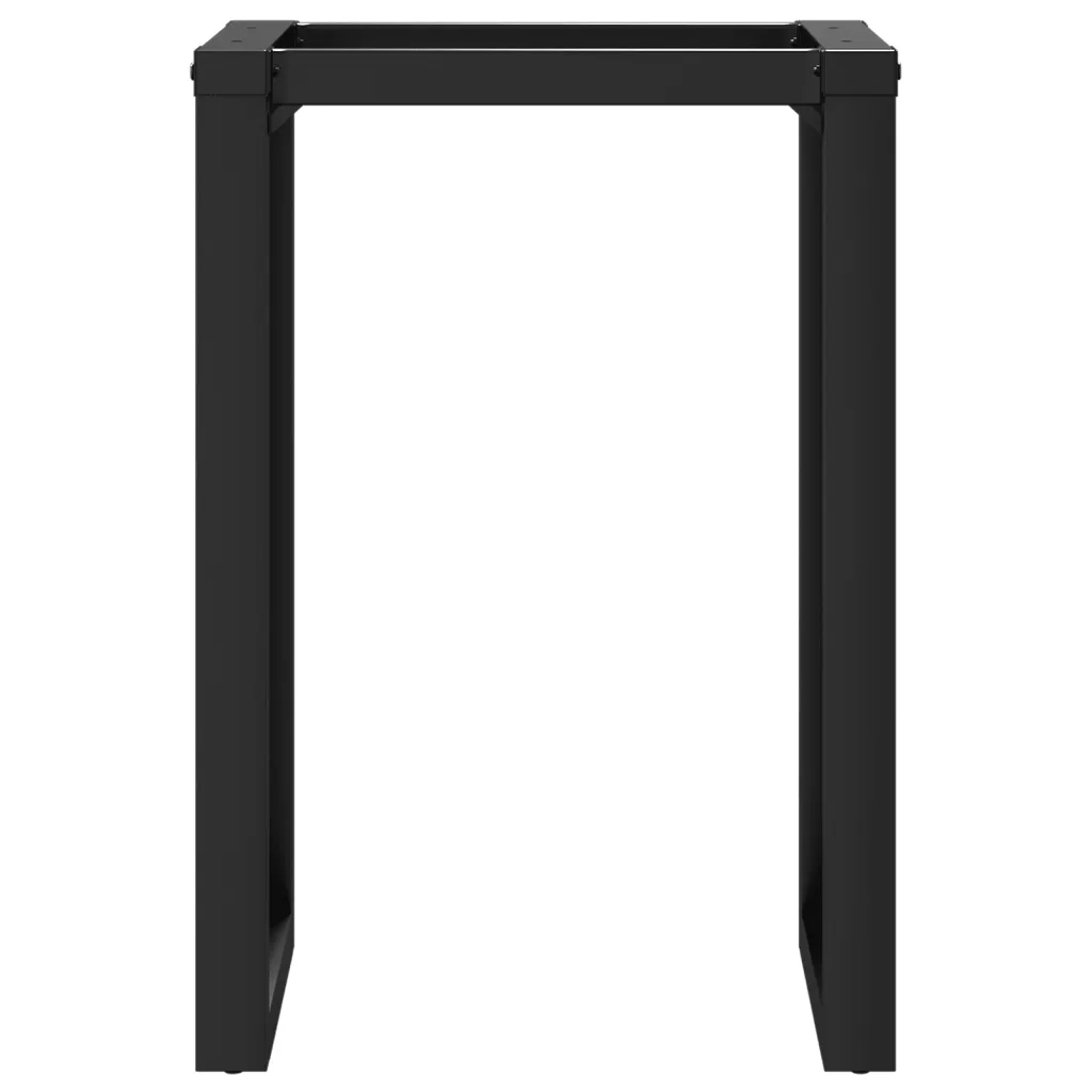 Telaio Gambe a O per Tavolo da Pranzo 60x40x73 cm in Acciaio