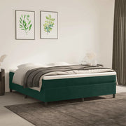 Giroletto a Molle Verde Scuro 180x200 cm in Velluto cod mxl 60871