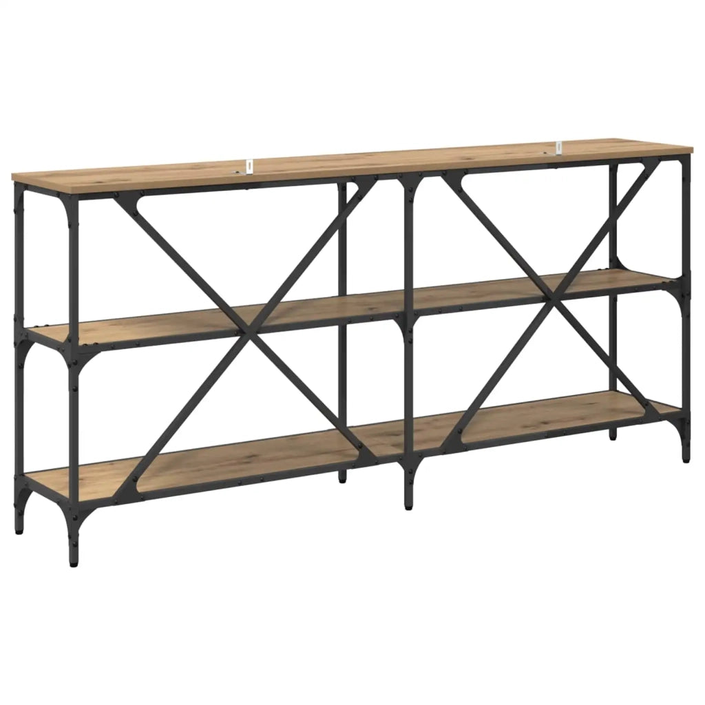 Tavolo consolle Rovere artigianale 160 x 30 x 75 cm