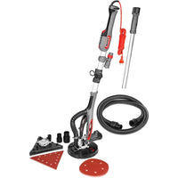 Topex 59g264 levigatrice per ges esso 710w, base tonda e triangol