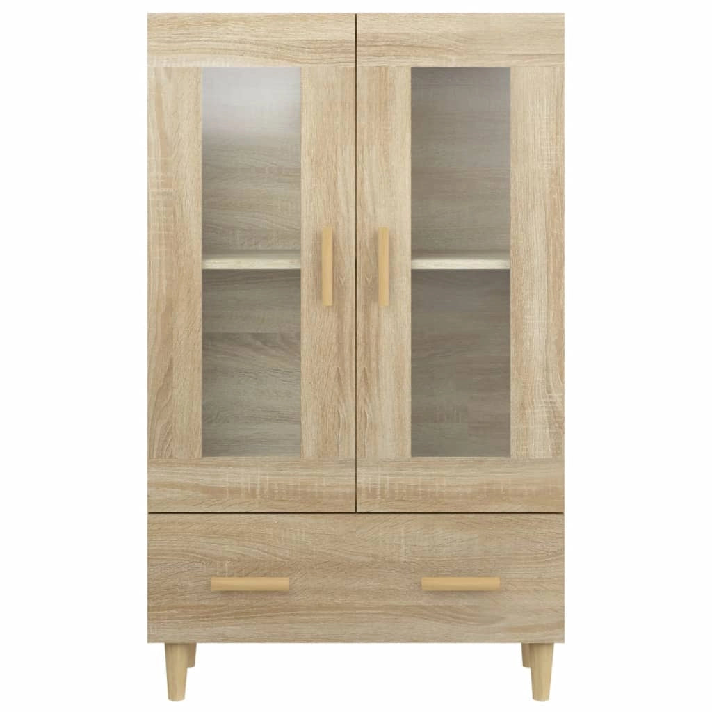 Buffet credenza cassettiera armadio mobile contenitore organizer cucina soggiorno salotto rovere Sonoma alto 70 x 31 x 115 cm legno ingegnerizzato marrone 02_0034196