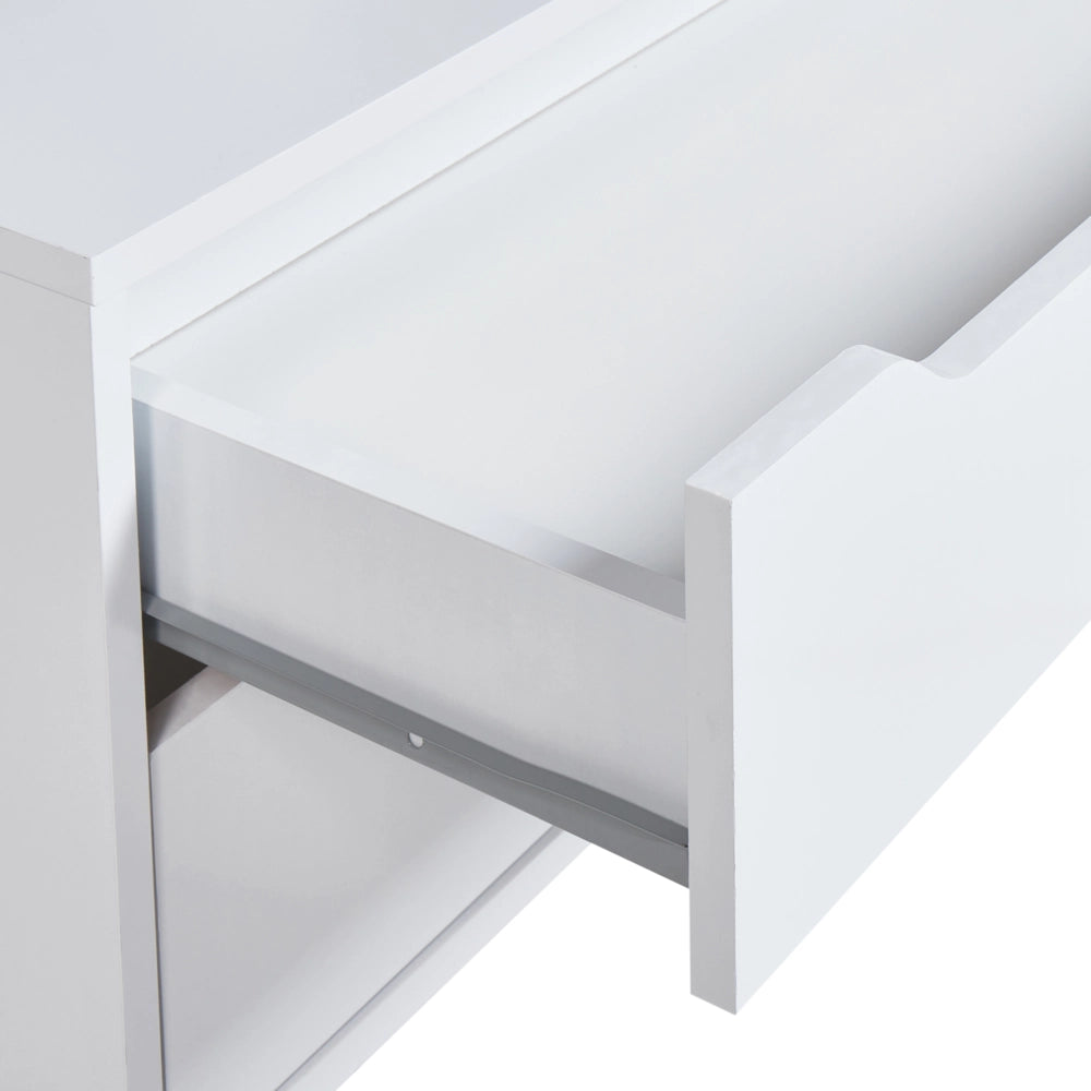 Mobiletto da bagno Bianco MDP Materiale sintetico Ruote Cassetti Mobili da bagno di stoccaggio