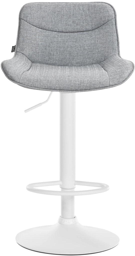 Barhocker Vonore Stoff weiЯ