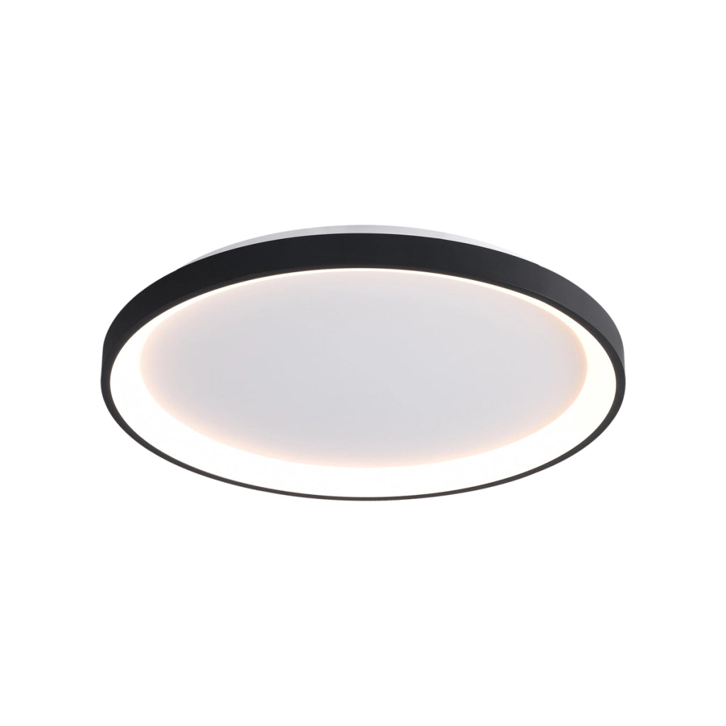 Plafoniera LED Italux Raden 40W Ø48 nera 3CCT IP20