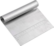 Kit di impasto in acciaio inossidabile - Spatola per impasto - Spatola per cucina - Multifunzionale - Leggero - Disegno ergonomico 15 x 12 cm