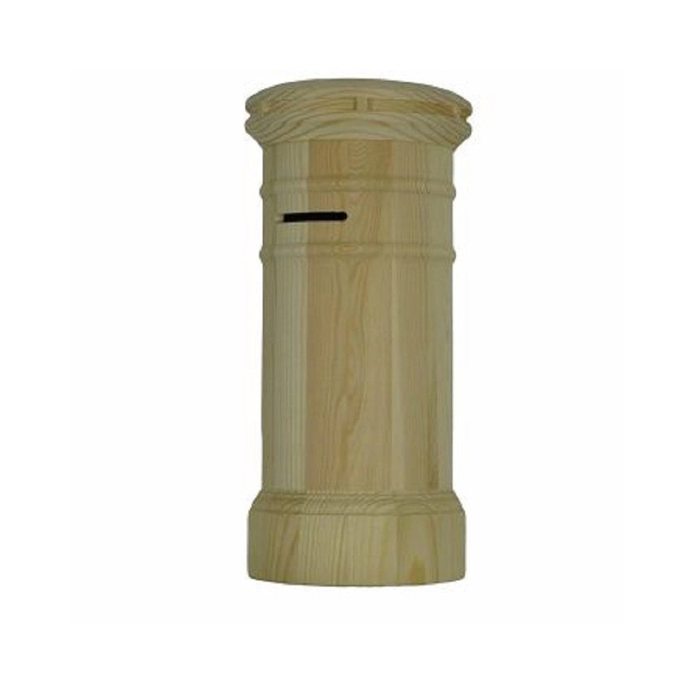 Trade Shop - Salvadanaio Forma Torre Tappo In Gomma Decoupage Monete Banconote Idea Regalo -