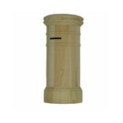 Trade Shop - Salvadanaio Forma Torre Tappo In Gomma Decoupage Monete Banconote Idea Regalo -