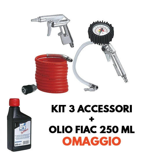 Compressore aria elettrico coassiale 50 lt Fiac Cosmos 255 1,5Kw Pressione 8 bar