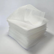 Pacchetto con pellicola di schiuma, pellicola di cuscino d'aria e sacchetti di schiuma - 100 pezzi - 300 x 300 x 1 mm