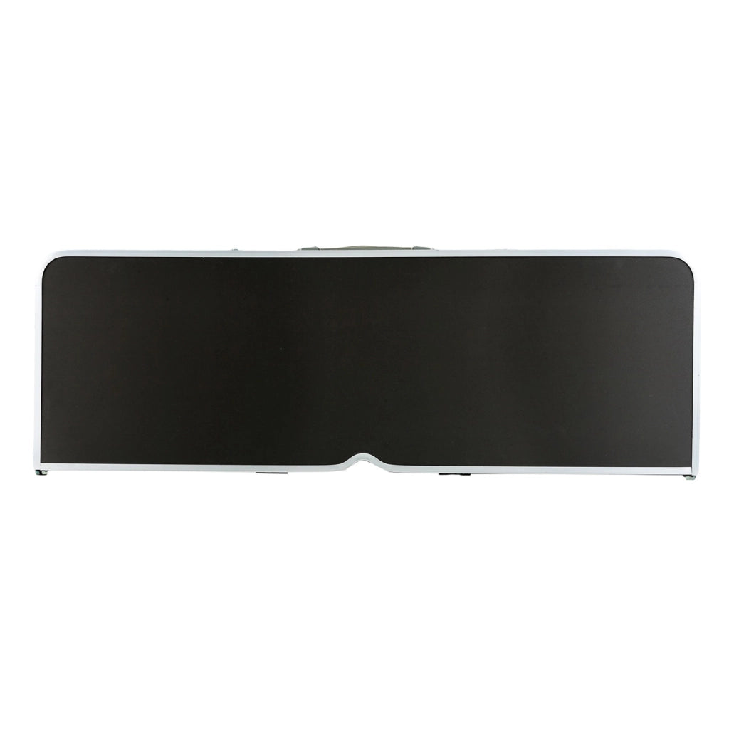 Tavolo da Campeggio ROI con 2 Panche Pieghevoli, Colore Nero