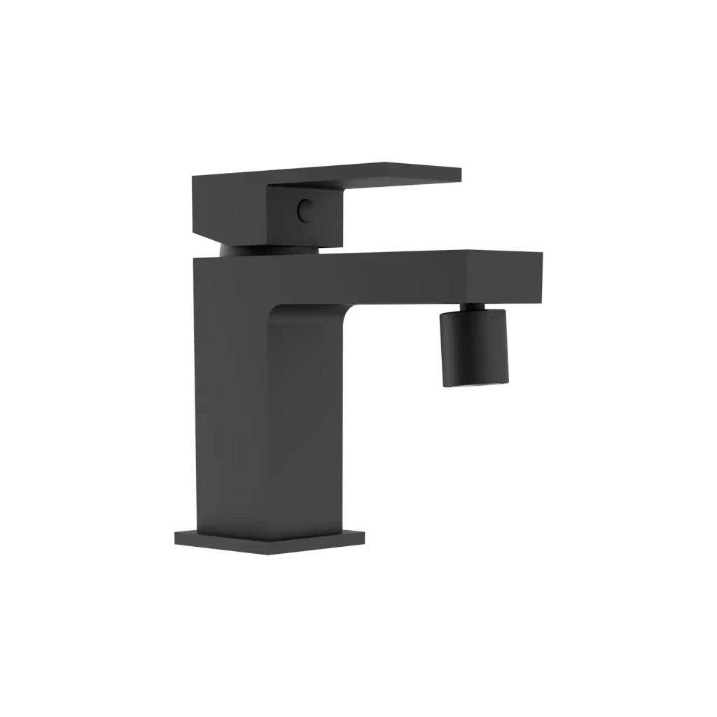 Set miscelatore lavabo e bidet senza scarico in ottone nero opaco | Grace