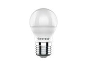 LAMPADA LED SFERA OPALE E27- - 49w - E27 - 6500  °K fredda 470 lm - cl. en.F - 10 pezzi SYNTESY