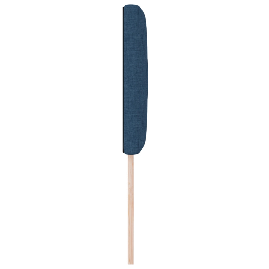 Testata LED  Design a Blocchi di Diamante Blu 80 cm Tessuto