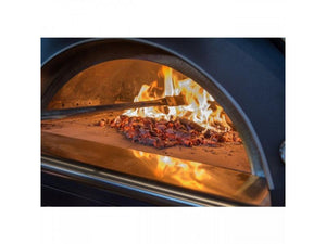 Forno a legna a cottura diretta Pulcinella 80x60 - Antracite