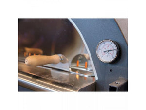 Forno a legna a cottura diretta Pulcinella 80x60 - Antracite